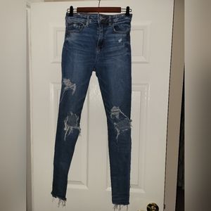 American Eagle Super Hi Rise size 2 jeggings